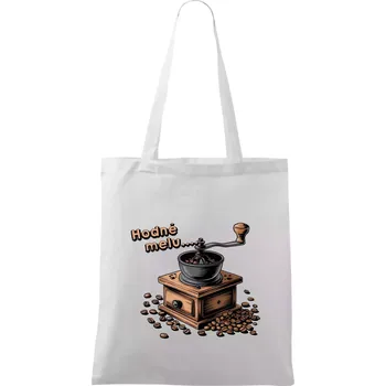 Hodně melu - Taška bavlněná - 42 x 38 cm ( Bílá )