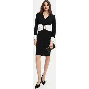 Dámské šaty Joseph Ribkoff Koktejlové šaty 253768 Černá Slim Fit 40