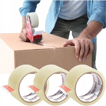 Lepicí páska Balicí páska Pakova transparentní šířka 48 mm délka 60 m 3 ks