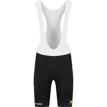 Cyklistické kalhoty RAPIDGEAR Cyklistické kalhoty krátké s laclem - VISMA TDF25 REPLICA BIBSHORT - černá M