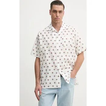 Pánská košile Bavlněná košile Bally MSH02L bílá 00X, vel. 44