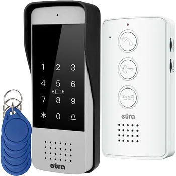 Domovní telefon EURA ADP-34A3 bílý s čtečkou klíčenek