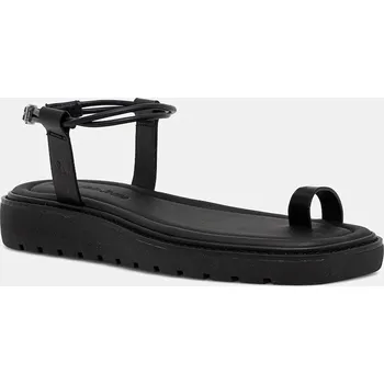 Dámské sandále Sandály Calvin Klein Jeans ROPE TOE POST SANDAL LTH MG YW0YW01893 černá 99X, EUR 36