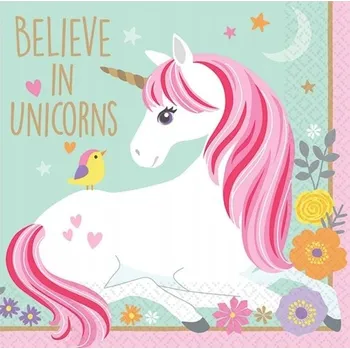 Papírový ubrousek Ubrousky Jednorožec Magical 25 x 25 cm