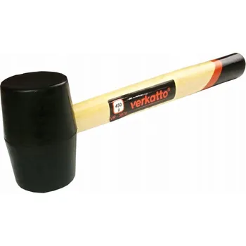 Kladivo Gumová palička Verkatto s dřevěnou násadou 900g