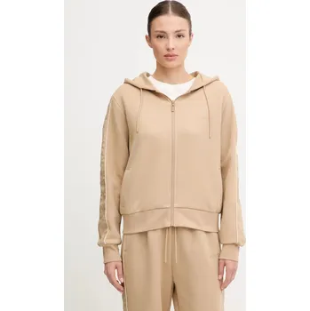 Dámská mikina Mikina Guess MARYELLA dámská, zelená barva, s kapucí, hladká, V5YQ00 KB3P2 V5YQ00.KB3P2 01B, vel. XS