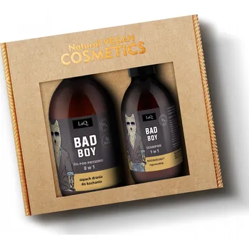 Šampon Sprchový gel LaQ Bad Boy 500ml a Šampon na vlasy 300ml - pánská sada
