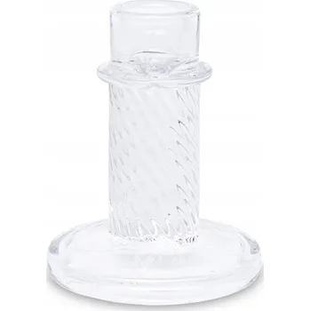 Svícen SKLENĚNÝ SVÍCEN 10x8x8 cm