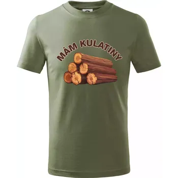 Chlapecké oblečení Mám kulatiny bez věku - Tričko dětské bavlněné - 146 cm/10 let ( Khaki )