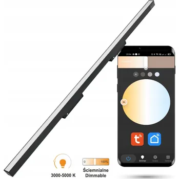 Lištový reflektor Automat-on 1 x 30 W, 0,9 m