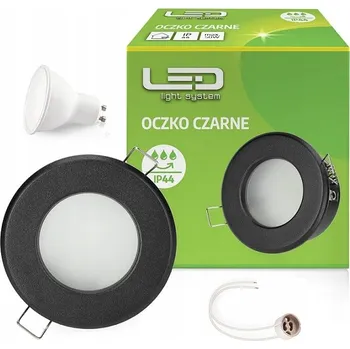 Bodové svítidlo Podhledové svítidlo 5 W GU10 černé