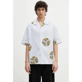 Dámská košile Bavlněná košile Kenzo, XL, modrá, 55X