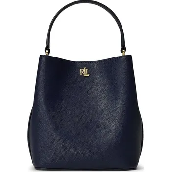 Kabelka Kožená kabelka Lauren Ralph Lauren tmavomodrá barva, 431969365 59X, vel. ONE SIZE