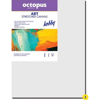 Textilie Malířské plátno OCTOPUS Hobby 280 g 35 x 45 cm