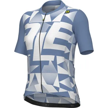cyklistický dres ALÉ Cyklistický dres s krátkým rukávem - MULTIVERSO PR-E - modrá/bílá S