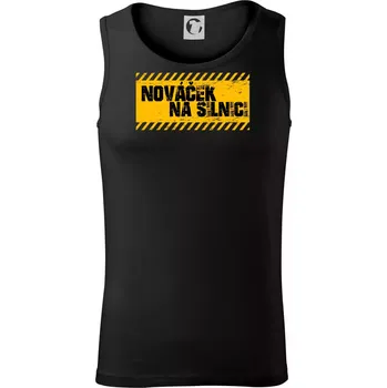 Pánské termoprádlo Autoškola - Nováček na silnici - Tílko pánské Core - S ( Černá )