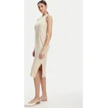 Marella Koktejlové šaty Addetto 2523326024 Écru Regular Fit M