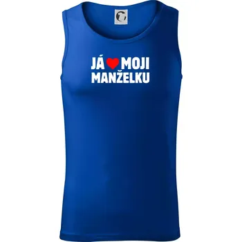 Já miluju svojí manželku - Tílko pánské Core - XL ( Královská modrá )