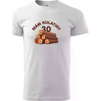 Mám kulatiny 30 - Triko extra velké (5-8XL) - 7XL ( Bílá )