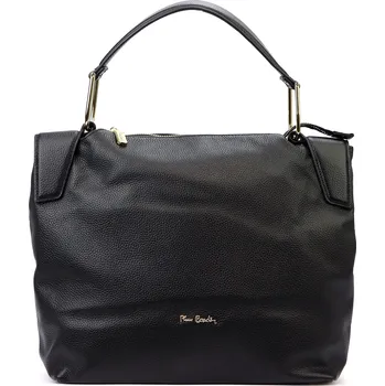 Kabelka Kožená kufříková kabelka Pierre Cardin 55092 FRZ černá