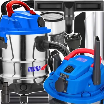Vysavač Vysavač Dedra S OKLEPEM PRO SÁDROKARTON, PRO MOKRÉ I SUCHÉ VYSÁVÁNÍ, 3600 W