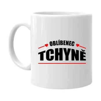 Žertovný předmět Oblíbenec tchyně - hrnek s potiskem- Tričkový.cz