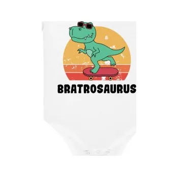 Žertovný předmět Bratrosaurus - dětské body s potiskem- Tričkový.cz