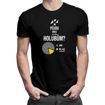Žertovný předmět Půjdu dnes ke svým holubům? - pánské tričko s potiskem- Tričkový.cz
