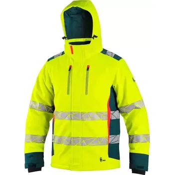 pracovní blůza CANIS CXS BEDFORD WINTER Výstražná pánská zimní bunda softshell - M
