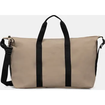 Kabelka Taška Rains 14200 Hilo Weekend Bag béžová barva, 14200 14200.133 80X, vel. ONE SIZE