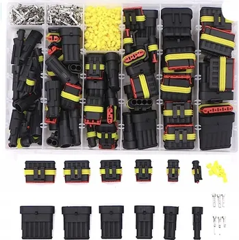 Spojková sada VODOTĚSNÉ KONEKTORY V KRABIČCE - VELKÁ SADA 622 KUSŮ HQ