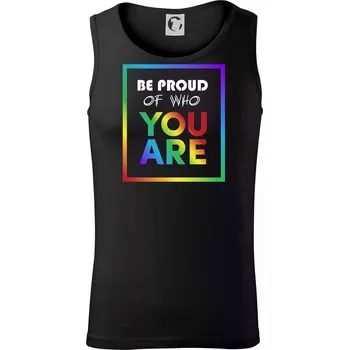 Pánské termoprádlo Be proud of who you are - Tílko pánské Core - L ( Černá )