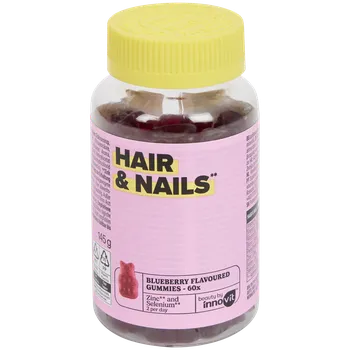 Lék na kožní problémy, vlasy a nehty innovit Vlasy & Nehty – Gumové medvídci – Borůvka – 1ks