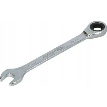 Klíč FASTER TOOLS Očkoplochý klíč s ráčnou 15