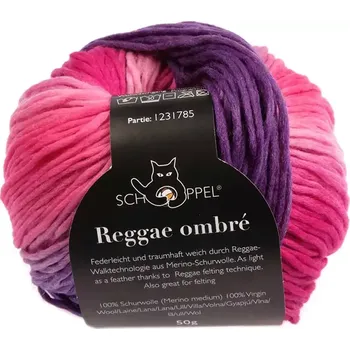 Příze Schoppel Wolle Reggae ombré 2517 Pink Affaire (Příze merino Reggae ombré 2517 Pink Affaire)