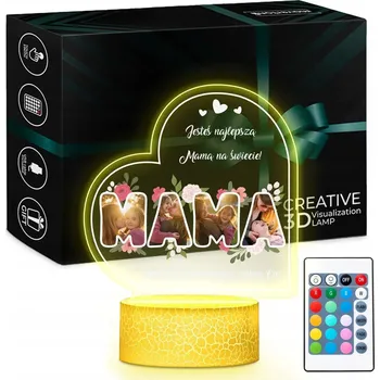 Lampička Noční lampa Murrano vícebarevná