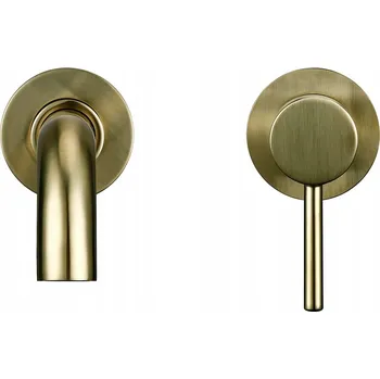 Vodovodní baterie Umyvadlová baterie pod omítku CHDE New Design zlatá