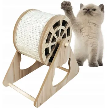 Nízké škrabadlo, škrabací sloupek s Krouceným košíkem do 60 cm