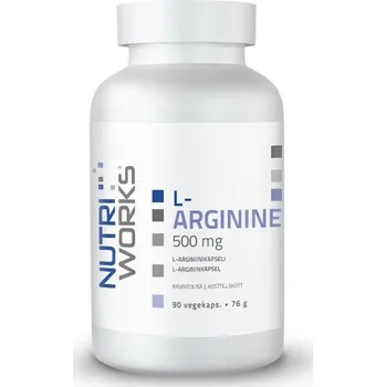 Aminokyselina NutriWorks L-Arginine 500mg 90 kapslí Varianta: L-Arginine 500mg 90 kapslí