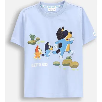 Chlapecké tričko BLUE Modré tričko s krátkým rukávem, velikost 110 Coccodrillo WC5