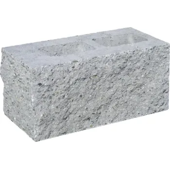 Stavebniny Betonový plot Face Block HX 2/19/6B 39,5x20x19 cm přírodní