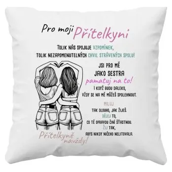 Žertovný předmět Tričkový.cz - Pro moji přítelkyni - polštář s potiskem