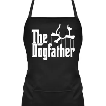 Žertovný předmět The Dogfather - zástěra s potiskem- Tričkový.cz