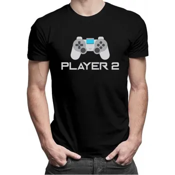 Žertovný předmět Player 2 v2 - pánské tričko s potiskem- Tričkový.cz