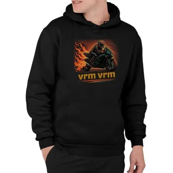 Žertovný předmět vrm, vrm - motorka - pánská mikina s potiskem- Tričkový.cz