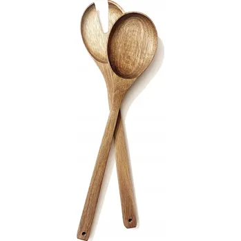 Vrták Dřevěné salátové náčiní z akácie - sada 2 ks, délka 33 cm