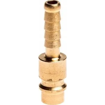 Příslušenství ke kompresoru MOSAZNÁ PNEUMATICKÁ VSUVKA S NÁTRUBKEM PRO HADICI 9MM TVARDY
