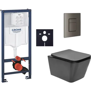 GROHE Závěsný wc set do lehkých stěn / předstěnová montáž SAT Infinitio SIKOGRSIN12BSCAL0