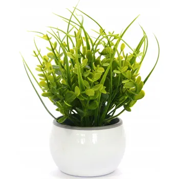 umělá květina UMĚLÉ KVĚTY V KVĚTINÁČI 16cm dekorativní kytičky