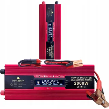 Měnič napětí Měnič Napětí 12V na 230V DC-AC 2000W SINUS Proud